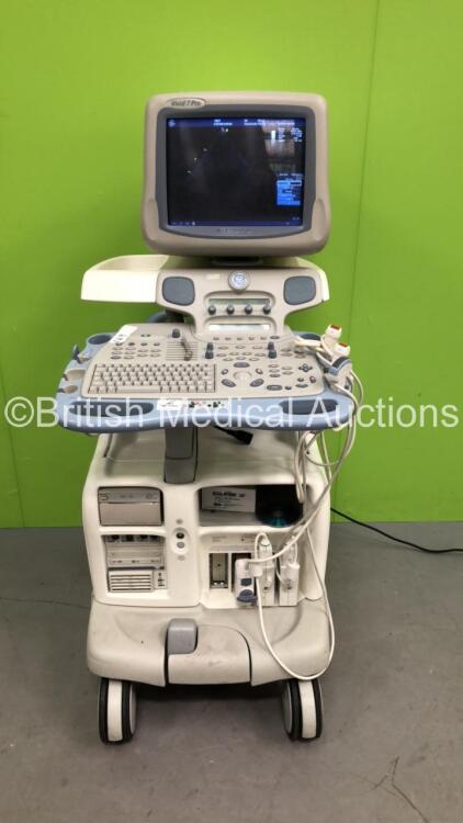 GE Vivid 7 Pro Ultrasound Scanner *S/N 4772V7* **Mfd 01/2005** Application Software Version 4.2.0 System Software Version 2.0.6 with 3 x Transducers / Probes (C4-8-D ref 5336340 *Mfd 01/2014* - Not Compatible / 5S Ref 2347469 *Mfd 08/2009* and 3S Ref 2323