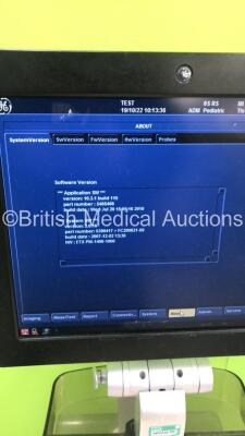 GE Vivid S6 Flat Screen Ultrasound Scanner Ref H45031EB *S/N 0878VS6* **Mfd 09/2009** Application Software Version 10.3.1 Build 115 System Software Version 3.0.16 with Sony UP-D897 Digital Graphic Printer (Powers Up - Marks and Scuffs on Machine) ***IR691 - 6