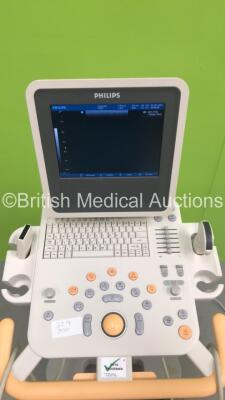 Philips HD3 Flat Screen Ultrasound Scanner *S/N A632023000000885* with 2 x Transducers / Probes (L9-5 and C7-3) and Sony UP-895MD Colour Video Printer (Powers Up) ***IR696*** - 4