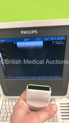 Philips HD3 Flat Screen Ultrasound Scanner *S/N A632023000000885* with 2 x Transducers / Probes (L9-5 and C7-3) and Sony UP-895MD Colour Video Printer (Powers Up) ***IR696*** - 7