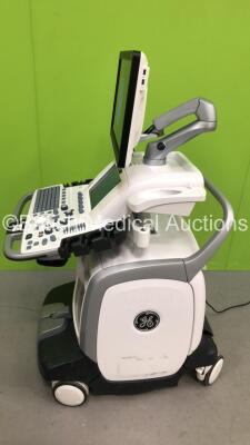 GE Logiq E9 XDclear 2.0 Flat Screen Ultrasound Scanner Ref 5205000-9 *S/N 201793US6* **Mfd 2016** Software Version R6 Software Revision 1.11 (Powers Up - Small Scuffs to Machine - See Pictures) ***IR695*** - 14