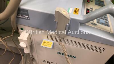 Siemens Arcadis Varic C-Arm with Dual Flat Screen Image Intensifier *Mfd - 2013*, Footswitch, Key and Exposure Hand Trigger (Powers Up and Exposure Taken) *16111* **IR702** - 5