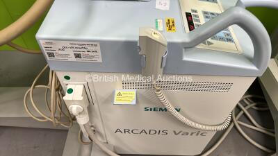 Siemens Arcadis Varic C-Arm with Dual Flat Screen Image Intensifier *Mfd - 2013*, Footswitch, Key and Exposure Hand Trigger (Powers Up and Exposure Taken) *16110* **IR703** - 5