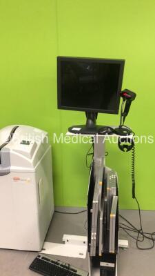 Carestream Directview Classic CR Digitizer with Workstation Monitor, 11 x X Ray Cassettes (Powers Up) *SN 220AGBZX00025000* - 3