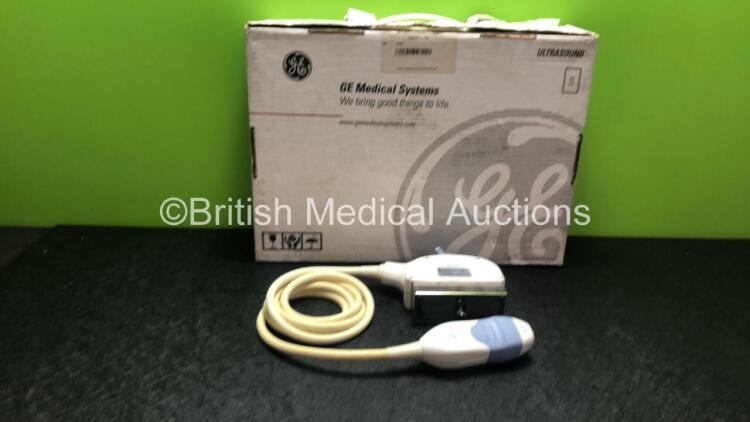 GE 3V Ultrasound Transducer / Probe *Mfd - July 2005* in Case (Untested)