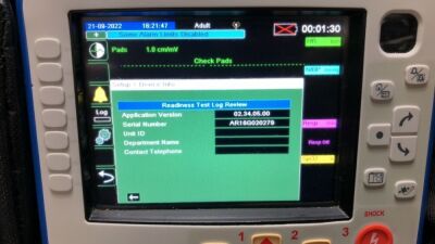 Zoll X Series Monitor/Defibrillator Including ECG, SPO2, NIBP, CO2 and Printer Options with 1 x Sure Power II Battery, 1 x NIBP Cuff and Hose, 1 x 4 Lead ECG Lead, 1 x 6 Lead ECG Lead, 1 x Paddle Lead and 1 x SPO2 Finger Sensor in Carry Bag (Powers Up and - 3