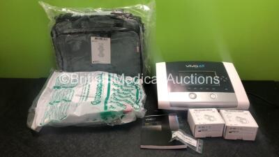 Breas Vivo 65 Ventilator - Unused in Box with Accessories Including Carry Bag *Mfd 2020*