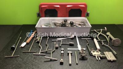 Job Lot of Various Surgical Instruments in Tray