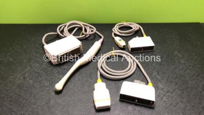 Job Lot Including 1 x Toshiba PVK-651VT Ultrasound Transducer / Probe, 1 x Toshiba PLF-503AT Ultrasound Transducer / Probe and 1 x Toshiba PSF-50FT Ultrasound Transducer / Probe *Untested*