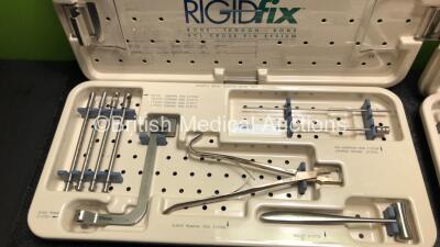 2 x Mitek Rigidfix Sets in Trays and 1 x Johnson&Johnson Orthopaedics SmartSet (All Incomplete) - 2