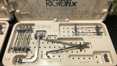 2 x Mitek Rigidfix Sets in Trays and 1 x Johnson&Johnson Orthopaedics SmartSet (All Incomplete) - 3