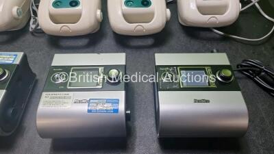 Mixed Lot Including 5 x Omron Nebulizers (All Power Up) 4 x Resmed Autoset S9 CPAP Units with 3 x AC Power Supplies (All Power Up) - 2