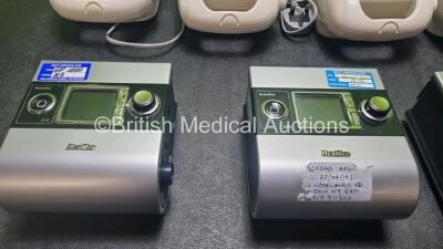 Mixed Lot Including 5 x Omron Nebulizers (All Power Up) 4 x Resmed Autoset S9 CPAP Units with 3 x AC Power Supplies (All Power Up) - 3