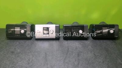 Job Lot of CPAP Units Including 3 x ResMed Airsense 10 and 1 x ResMed Lumis 100 (All Power Up)