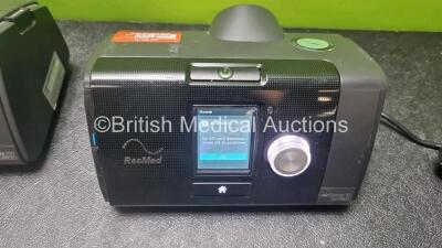 Job Lot of CPAP Units Including 3 x ResMed Airsense 10 and 1 x ResMed Lumis 100 (All Power Up) - 3