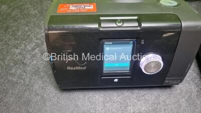 Job Lot of CPAP Units Including 3 x ResMed Airsense 10 and 1 x ResMed Lumis 100 (All Power Up) - 5