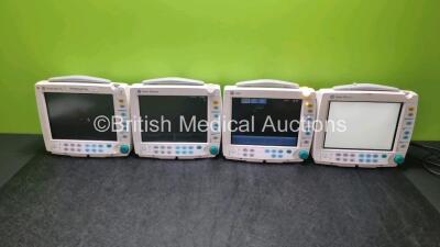 3 x Datex Ohmeda Patient Monitors (2 x Power Up 1 x with Blank Screen, 1 x Powers Up with Faulty Screen Damage to Casing See-Photo) 1 x GE B30 Patient Monitor (Powers Up)