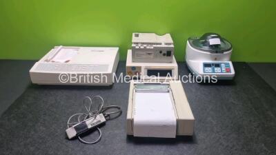 Mixed Lot Including 1 x Hettich Zentrifugen EBA 20 D-78532 Centrifuge (Powers Up), 1 x ConMed Hyfrecator 2000 Electrosurgical Unit (Powers Up) 1 x Huntleigh Sonicaid Team Duo Fetal Monitor Powers Up, Printer Cover Missing See-Photo) 1 x Seca CT6i ECG Mach