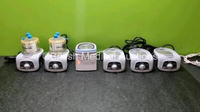 Job Lot Including 5 x Inspired Medical VHB10A Humidifier Units (All Untested Due to Foreign Power Supplies) 1 x Fisher & Paykel MR850AEK Respiratory Humidifier (Powers Up)