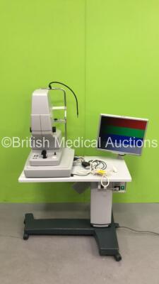 Zeiss VisuCam NM/FA Ref. 1480-687 Digital Retina Camera *Mfd -2008* with Monitor on Motorised Table (Powers Up - HDD Removed) *993681*