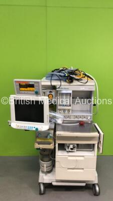 Datex-Ohmeda Aestiva/5 Anaesthesia Machine with Datex-Ohmeda 7900 SmartVent Software Version 4.8 PSVPro, GE Datex-Ohmeda Monitor, GE Module Rack with GE Type E-CAiO-00 Gas Module , Bellows, Absorber and Hoses (Powers Up)