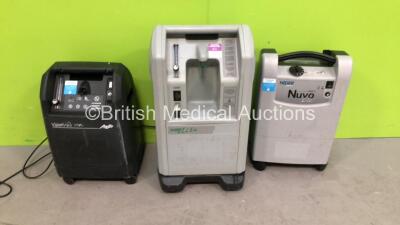 Job Lot of Oxygen Concentrators Including 3 x New Life Elite Oxygen Concentrators, 7 x Nidek Nuvo Lite 3 Oxygen Concentrators and 1 x Nidek Airsep Visionaire 3 Oxygen Concentrator