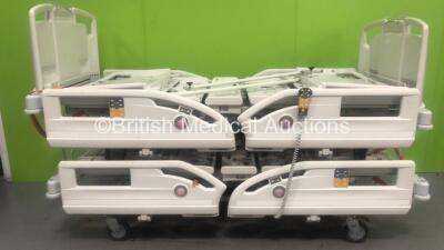 2 x Linet Hospital Beds with Controllers