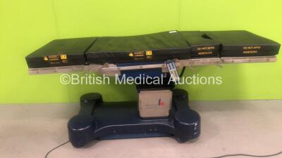 Berchtold Operon B710 Electric Operating Table with Cushion and Controller (Powers Up) *SCA111TD04*