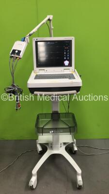 Spacelabs Healthcare Cardio Express SL18A Resting Electrocardiograph Machine on Stand (Powers Up) *SN N/A*