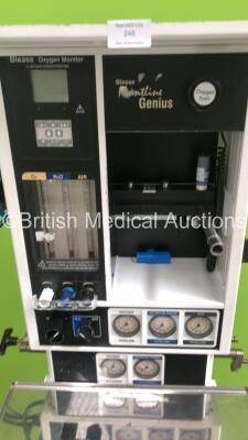 Blease Frontline Genius Induction Anaesthesia Machine with Hoses *S/N 0010802* - 2