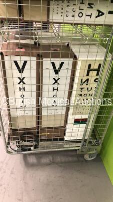 Cage of 10 x Ophthalmic Vision Test Boxes (Cage Not Included) - 9