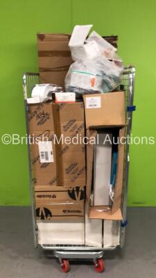 Cage of Consumables Including Diagnostic Catheters, Cutting Hooks, Adhesive Dressings and Pads (Cage Not Included)