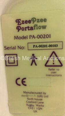 Ezee Pzee Portaflow Model PA-00201 Flow Meter Version P2.0.5 with Power Supply (Powers Up) *PA-00201-00103* - 4