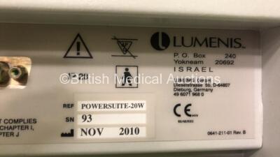 Lumenis VersaPulse PowerSuite Holmium Laser with Footswitch (Unable to Power Test Due to No Key) *S/N 006* *Mfd 11/2010* - 6