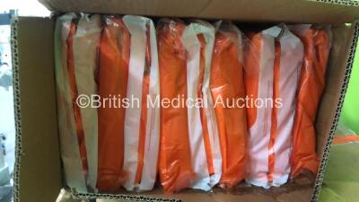 Pallet of Various Disposable Protective Hooded Gowns and Coveralls - 3