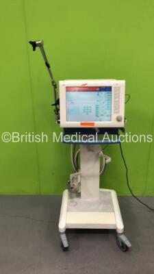 Drager Evita XL Ventilator on Stand *Mfd 2008* Software Version 7.06 Running Hours 68903h with Hoses on Stand with 1 x Drager Ref.6871500 CO2 Meter (Powers Up) *SN ARZB-0127*