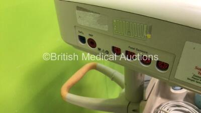 3 x Philips Avalon FM30 Fetal Monitors on Stands with 3 x US Transducers (All Power Up) - 6