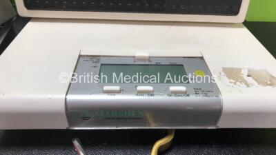 Mixed Lot Including 2 x Digi Weighing Scales, 2 x Seca Weighing Scales, 1 x Marsden Weighing Scales, 1 x Baxter Colleague Pump, 3 x Boxes of SafeSpec Vaginal Speculum with Locking Nut *Expired* 3 x Unknown Cover / Plates, Pair of Edifier USB Multimedia Sp - 8