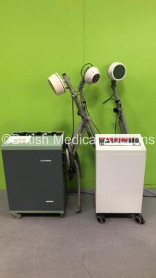 1 x Bosch Ultramed Model 2P0104 Shortwave Shortwave Unit and 1 x Enraf Nonius Curapuls 403 Shortwave Therapy Unit (Both Power Up) *4180*