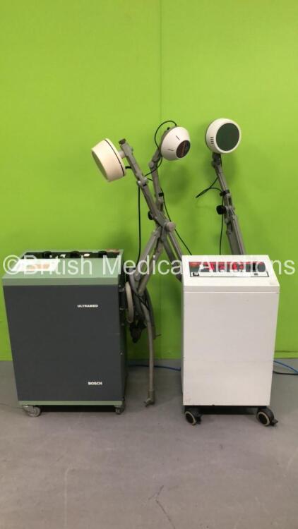 1 x Bosch Ultramed Model 2P0104 Shortwave Shortwave Unit and 1 x Enraf Nonius Curapuls 403 Shortwave Therapy Unit (Both Power Up) *4180*