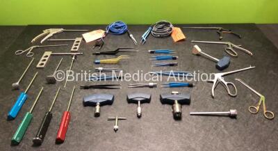 Job Lot of Surgical Instruments and Diathermy Cables