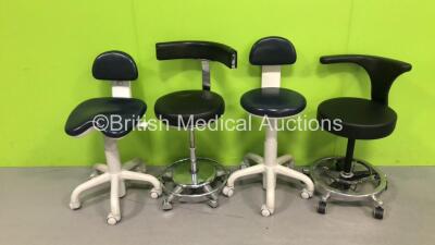 4 x Stools (1 with Broken Back -See Photo)