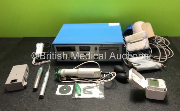 Mixed Lot Including 1 x Somatics Thymatron System IV, 1 x deSoutter CC5 CleanCast Cast Cutter with 2 x Blades, 2 x Wii Remote Controls, 1 x Philips M3539A Battery Module, 1 x 3M ESPE Elipar S10 Dental Curing Light (Powers Up) 1 x Satelec Acteon mini L.E.D