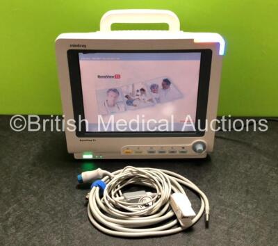 Job Lot Including 1 x Mindray BeneView T5 Patient Monitor with Printer Options and 1 x Mindray BeneView Multiparameter Patient Module Including ECG, SpO2, T1, T2 and NIBP Options