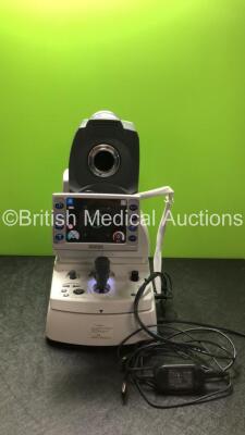 Nidek AFC-210 Non Mydriatic Auto Fundus Camera *Mfd - 2008* with Cables and AC Adapter (Powers Up, AC Adapter Missing Plug - See Photo)