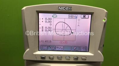 Nidek LM-1200 AutoLensmeter *Mfd - 2005* Version 1.02 (Powers Up with Damaged Casing) - 2