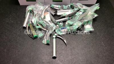 Large Quantity of Marshall MAC 3 and MAC 4 Laryngoscope Blades and Handles - 2