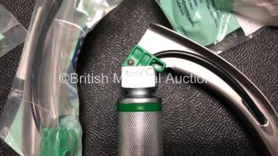 Large Quantity of Marshall MAC 3 and MAC 4 Laryngoscope Blades and Handles - 3