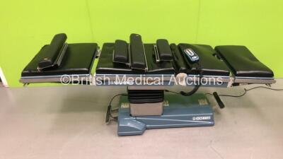 Eschmann T20-S Electric Operating Table with Controller (Powers Up with Damage to Cushion-See Photo) *SN T2SA-4B-2162*