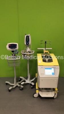 Mixed Lot Including 1 x Fresenius Kabi Continuous Autotransfusion System Version 4.30, 1 x Welch Allyn Spot Vital Signs Monitor on Stand and 1 x Welch Allyn 53N00 Monitor on Stand (All Power Up)